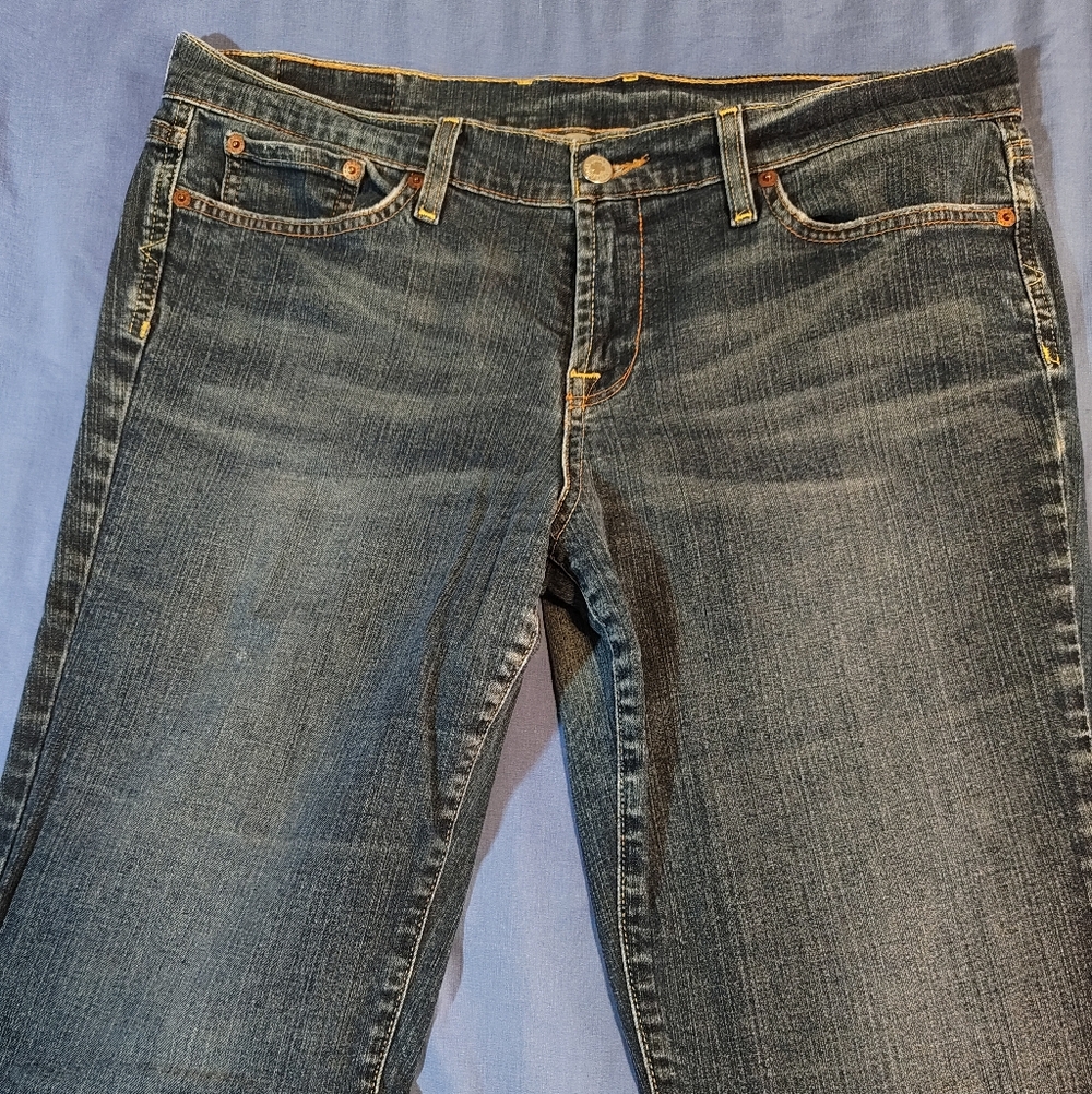 Classic Denim Straight Leg Jeans